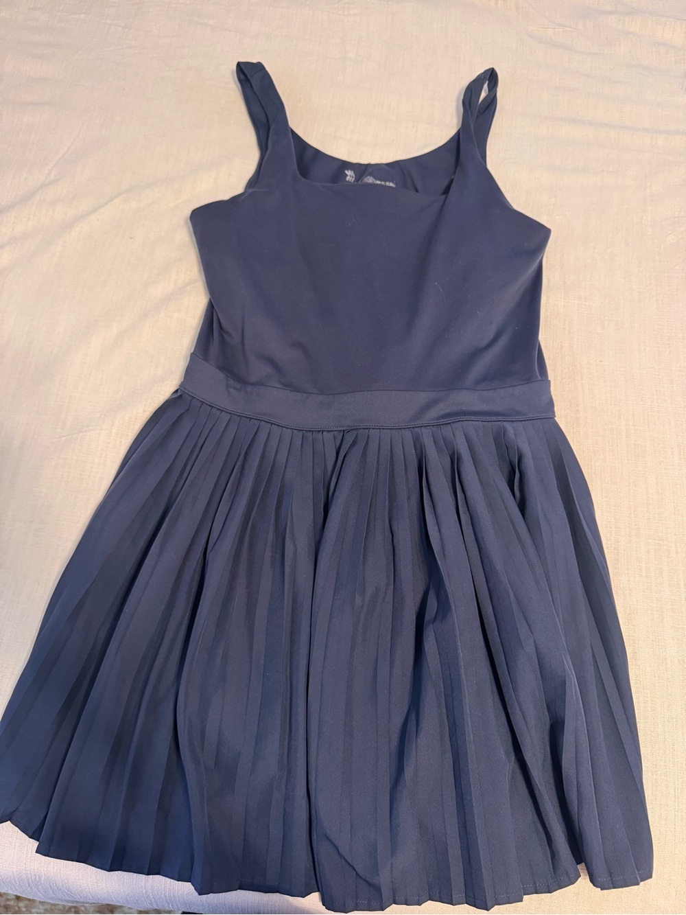 all in motion Navy Pleated tennis dress